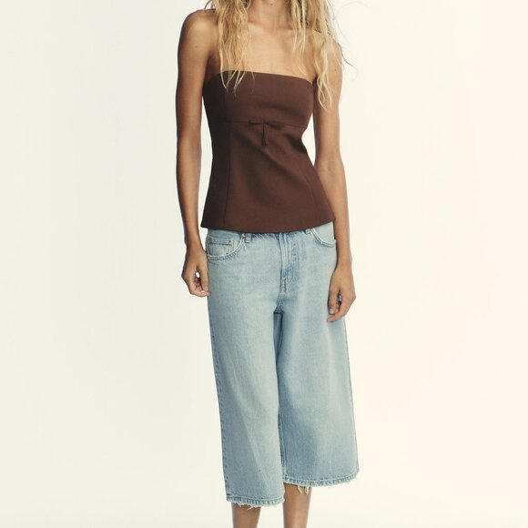 Bow Strapless Top - Picture 6 of 7